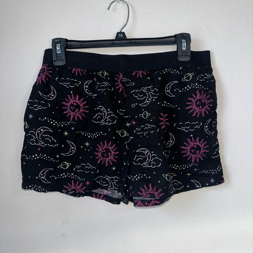 Cutest Celestial Print Boxer Style Sleep Shorts